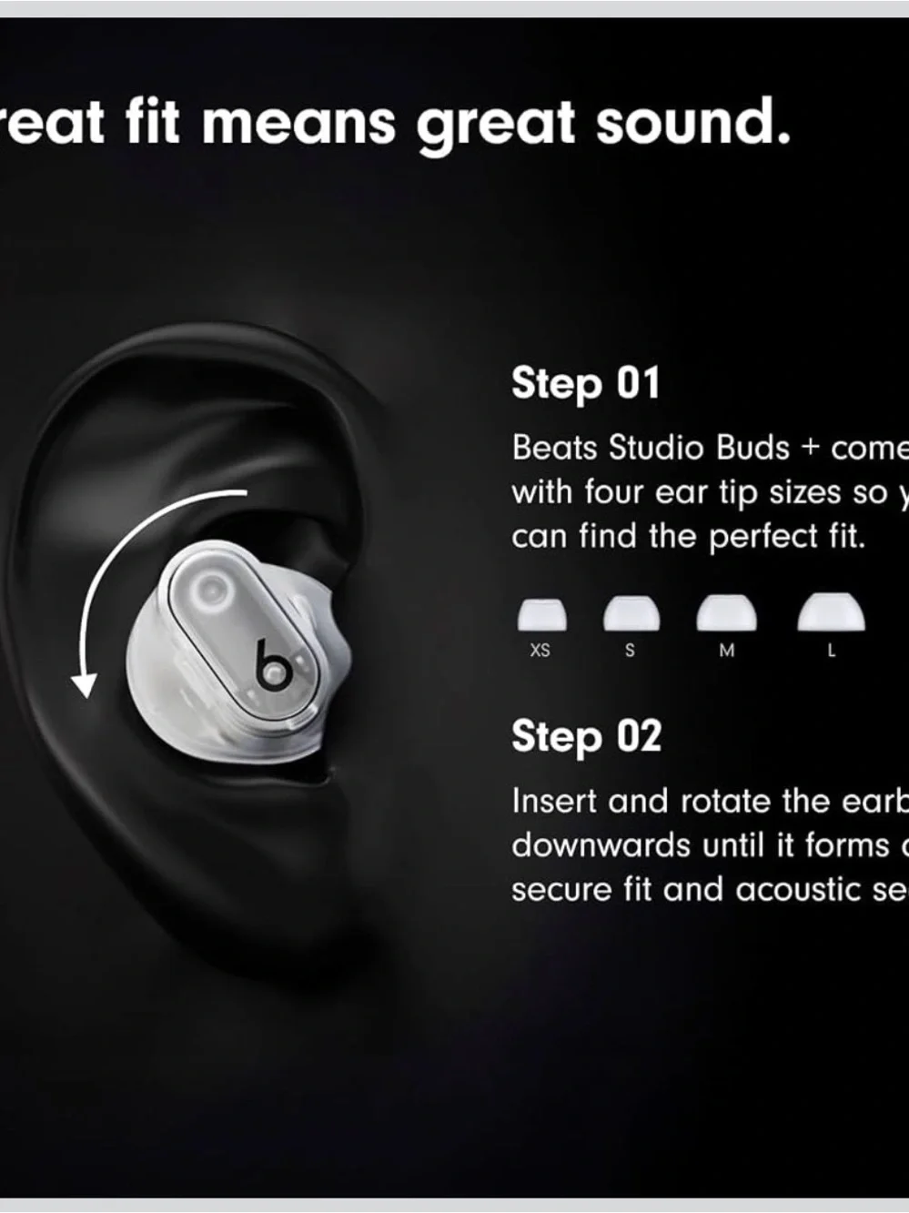 Beats Studio Buds+ True Wireless Earbuds - Cream (Beats)